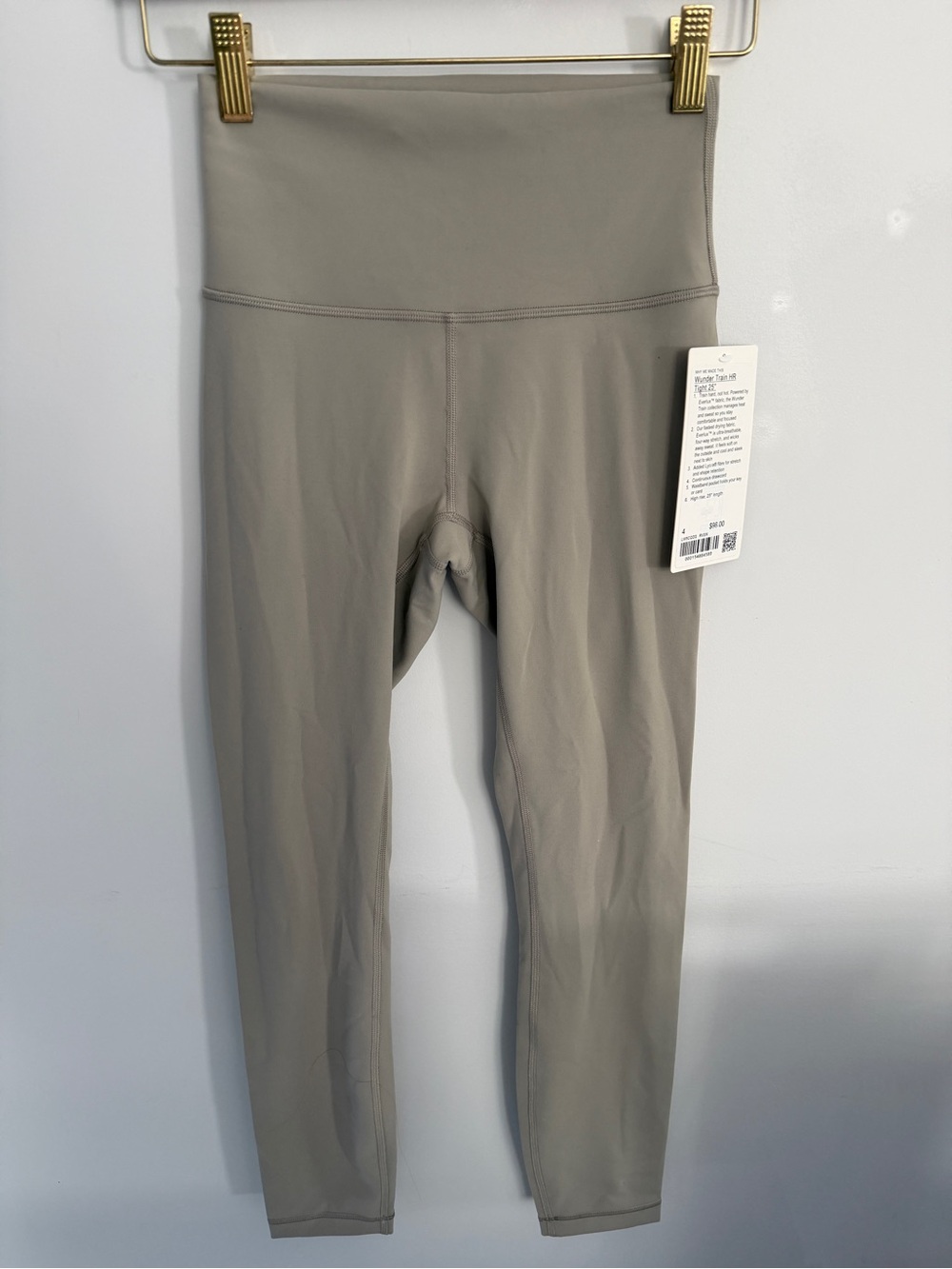 NWT lululemon Wunder Train High-Rise Tight 25” Size 4 Riverstone - Picture 7 of 7